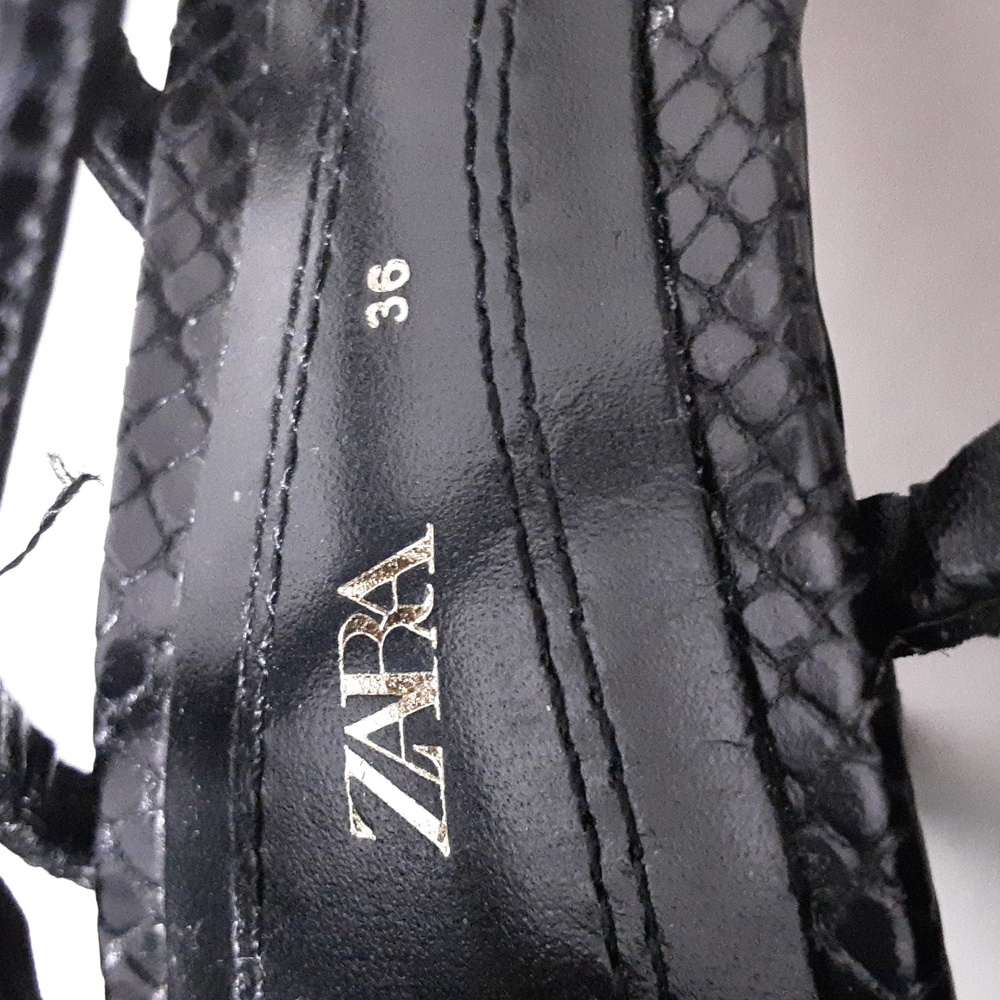 ZARA Studded Kitten 1.5" Slingback Heel Women:36 - Picture 3 of 8